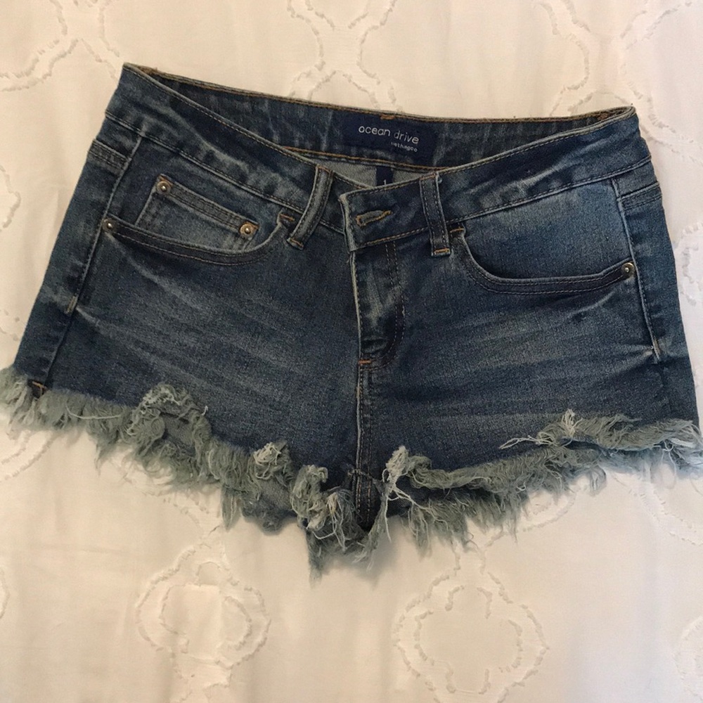 Denim shorts